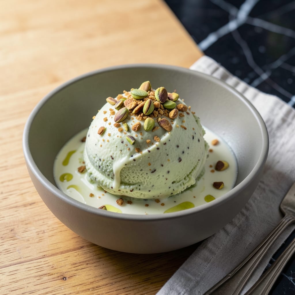 Pistachio Ice Cream Recipe Without Sugar: Rich Nutty Sweetness Naturally