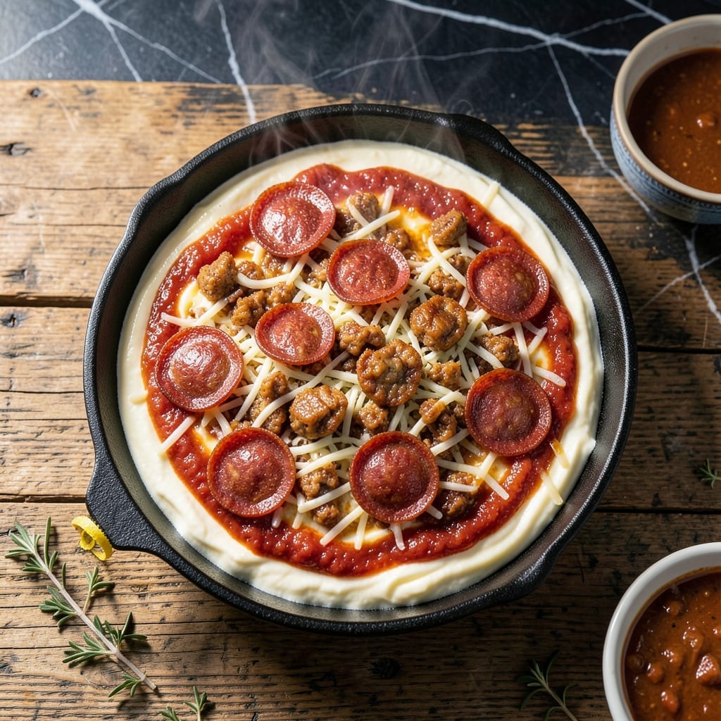 Pizza Dip Recipe With Mayonnaise: Rich Cheesy Spread With Creamy Twist