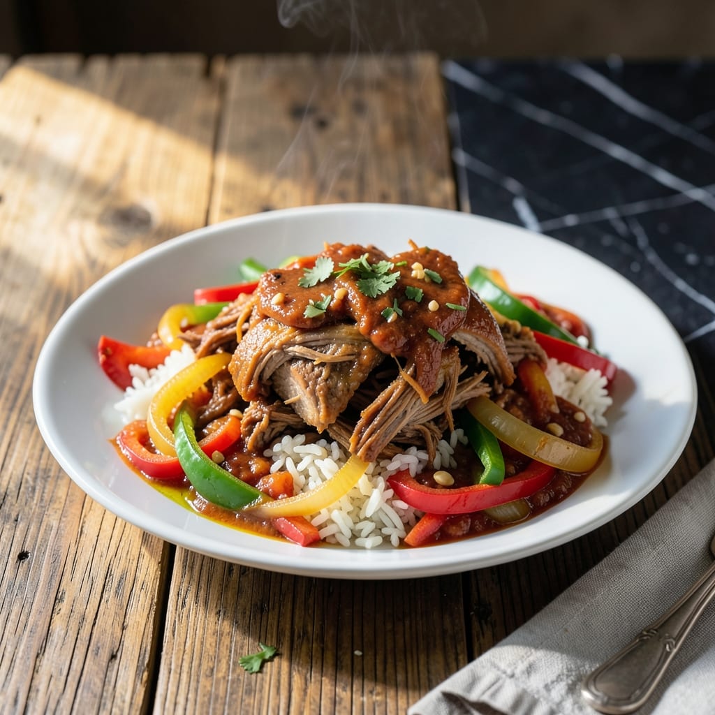 Pork Ropa Vieja Recipe Slow Cooker: Cuban-Inspired Shredded Pork with Peppers Pork Ropa Vieja Recipe Slow Cooker: Cuban-Inspired Shredded Pork with Peppers
