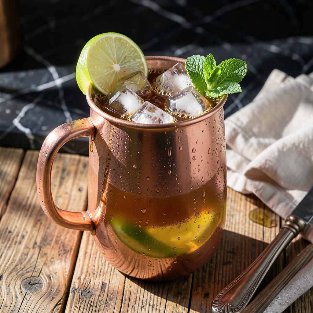 Recipe for Moscow Mule Drinks: Ginger-Lime Refreshment With a Kick Recipe for Moscow Mule Drinks: Ginger-Lime Refreshment With a Kick