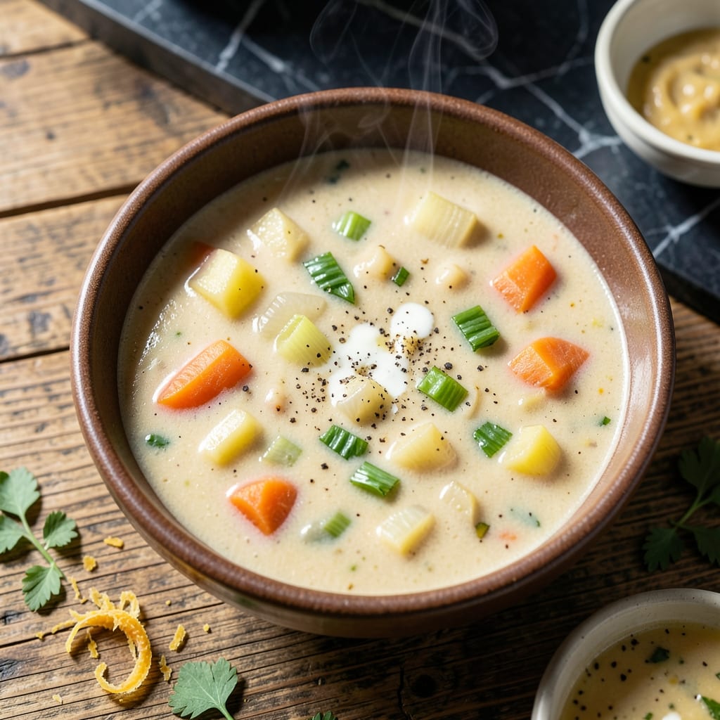 Potato Soup Recipe No Sour Cream: Velvety Texture With Dairy-Free Richness Potato Soup Recipe No Sour Cream: Velvety Texture With Dairy-Free Richness