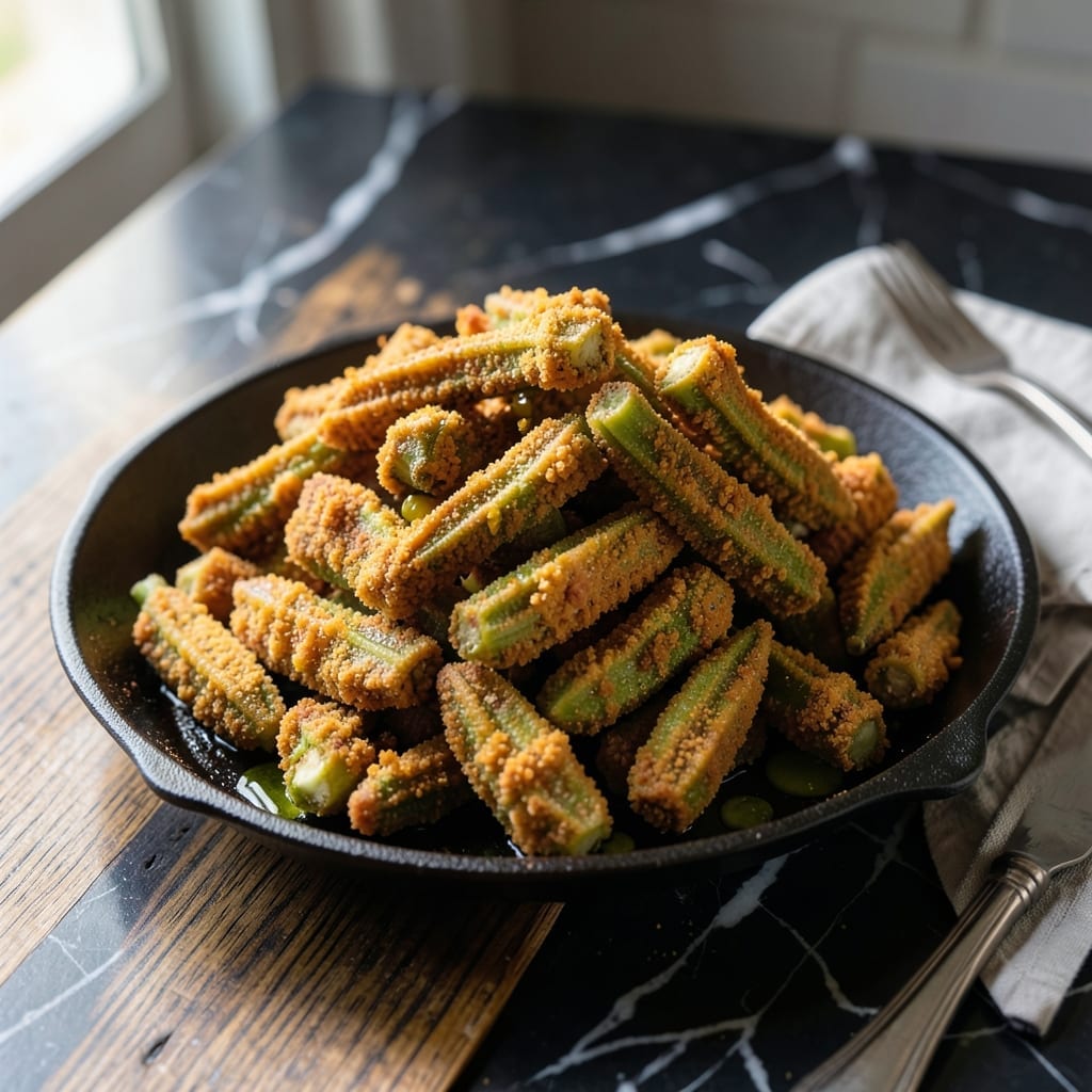 Longhorn Steakhouse Fried Okra Recipe: Crispy Bites With Cajun Kick