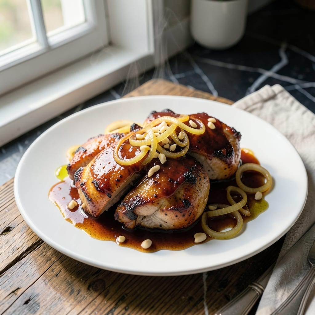 BBQ Chicken Thighs Recipe Slow Cooker: Set-It-and-Forget-It Smoky Sweetness