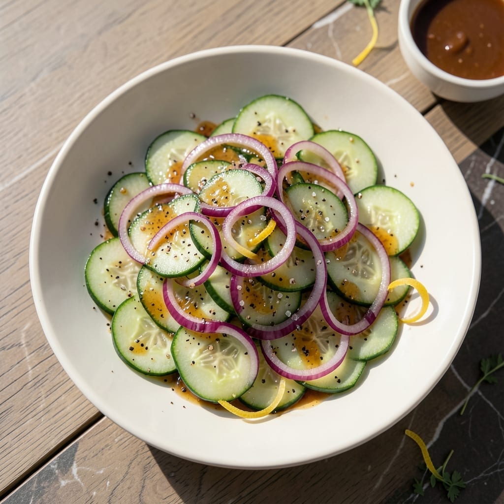 Cucumber Salad Recipe Apple Cider Vinegar: Refreshing Crunch With Zesty Tang