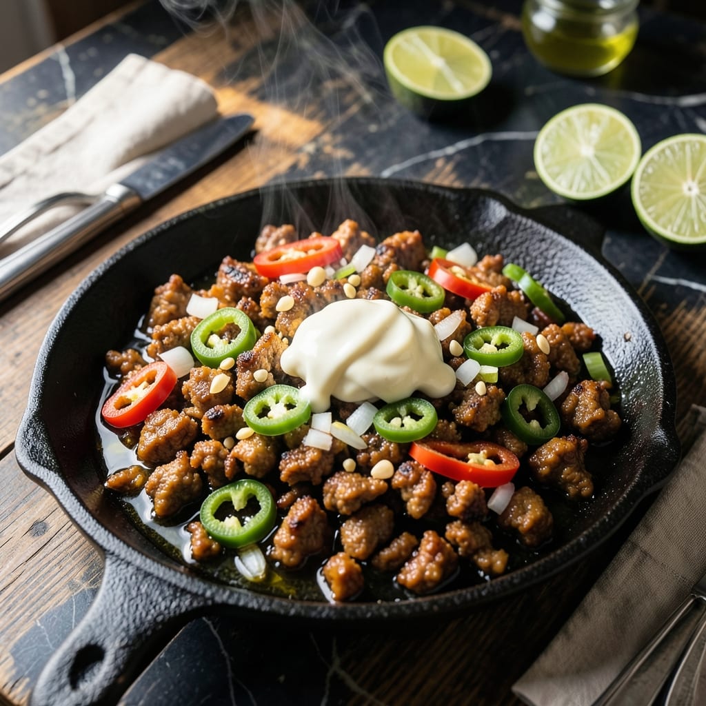 Pork Giniling Sisig Recipe Pinoy Style: Sizzling Crispy Bits With Tangy Zing
