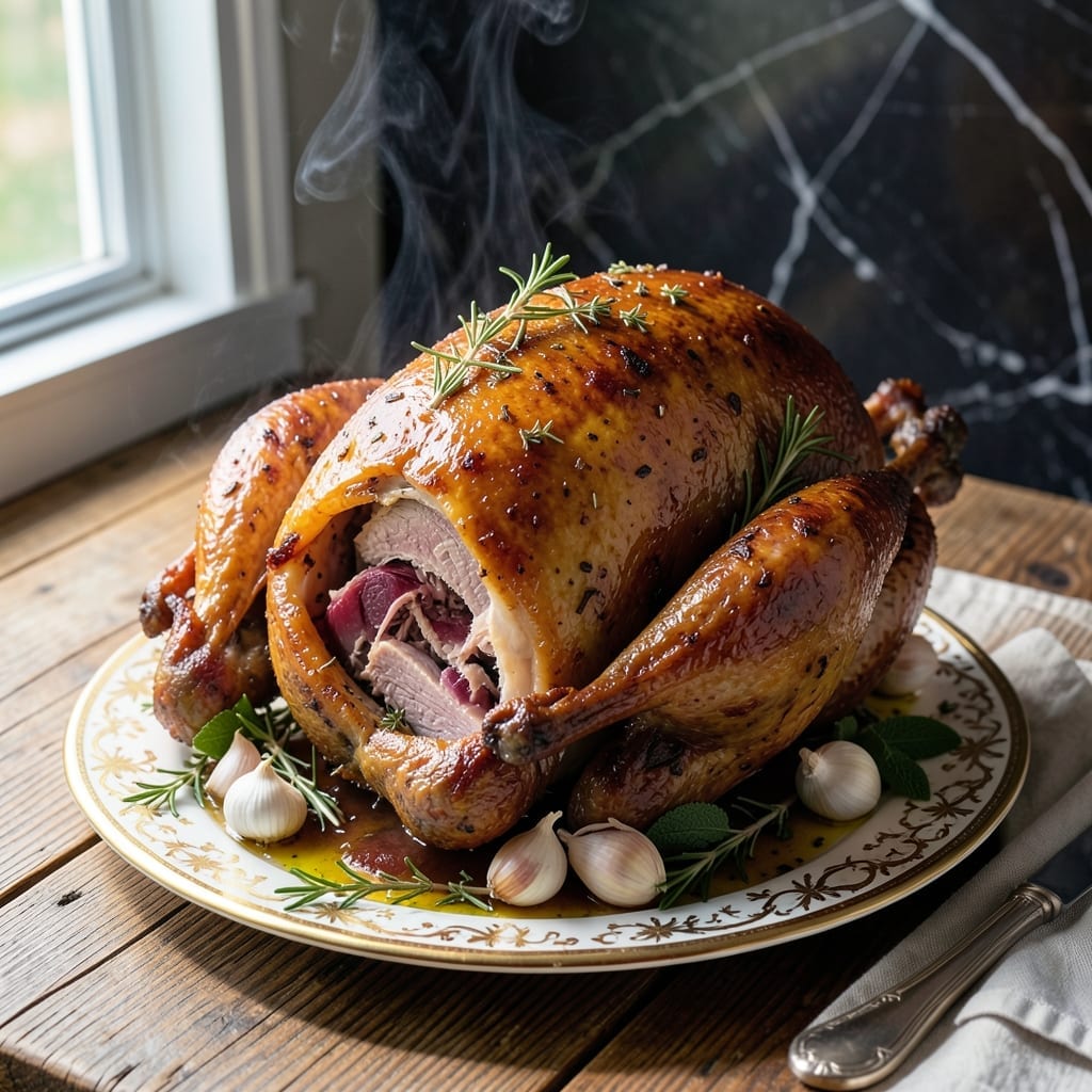 Paula Deen's Baked Turkey Recipe: Herb-Roasted Golden Brown Paula Deen's Baked Turkey Recipe: Herb-Roasted Golden Brown