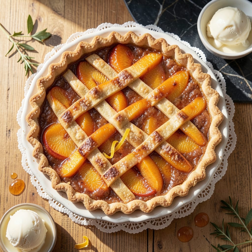 Peach Pie Recipe With Canned Peaches: Flaky Crust and Sweet Filling Peach Pie Recipe With Canned Peaches: Flaky Crust and Sweet Filling