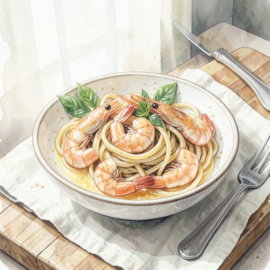 Shrimp Scampi Linguine Recipe Without Wine: Garlic-Infused Lemon Butter Sauce Shrimp Scampi Linguine Recipe Without Wine: Garlic-Infused Lemon Butter Sauce