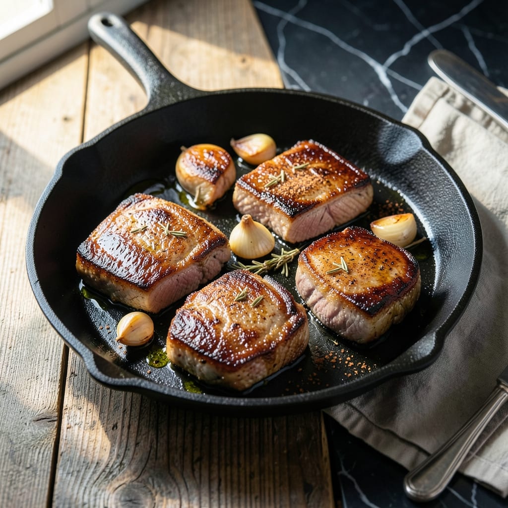 Pork Chops Recipe on Stove Top: Golden Brown with Pan-Seared Crust