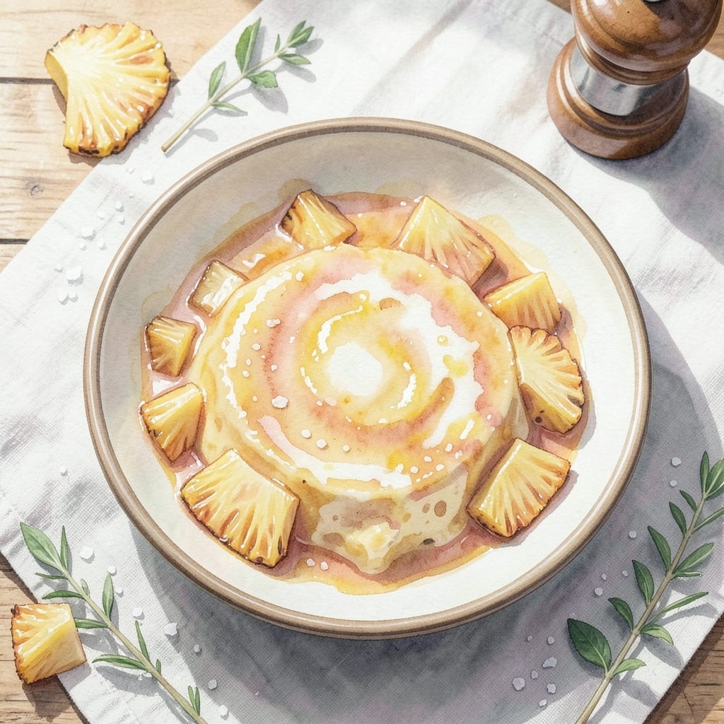 Recipe For Pineapple Pudding: Tropical Creaminess With Caramelized Bites Recipe For Pineapple Pudding: Tropical Creaminess With Caramelized Bites