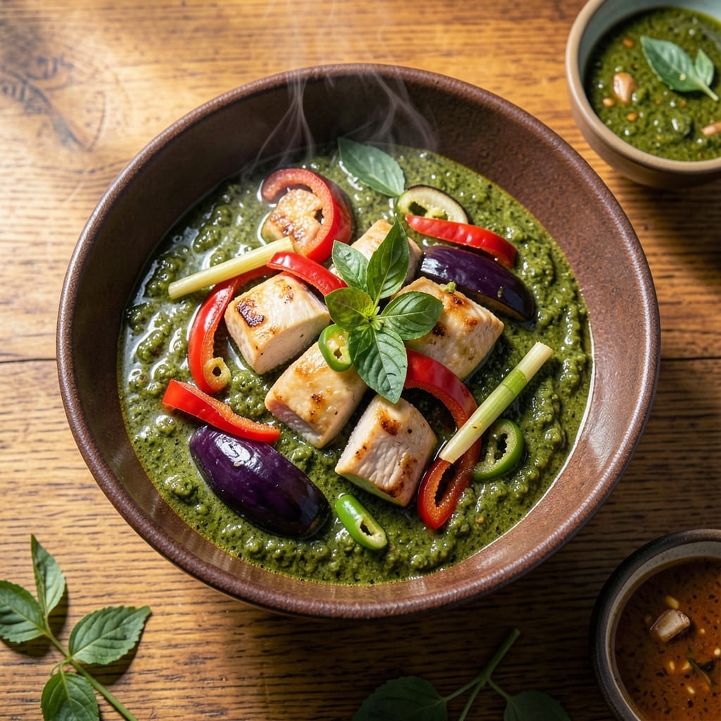 Thai Green Curry Recipe: Aromatic Coconut Infusion With Fresh Basil Thai Green Curry Recipe: Aromatic Coconut Infusion With Fresh Basil