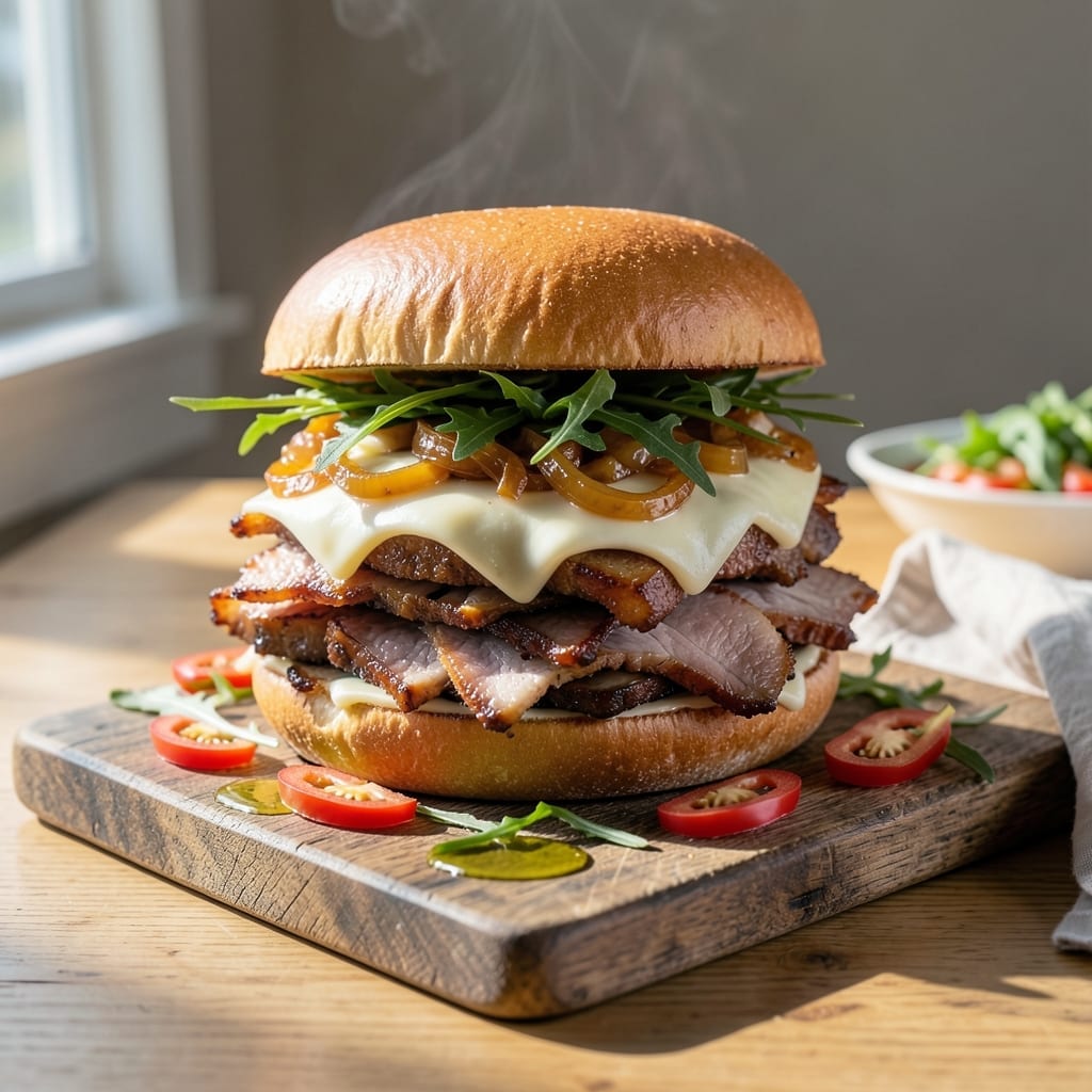 Philly Roast Pork Sandwich Recipe Crock Pot: Slow-Cooked Italian Delight With Provolone Philly Roast Pork Sandwich Recipe Crock Pot: Slow-Cooked Italian Delight With Provolone