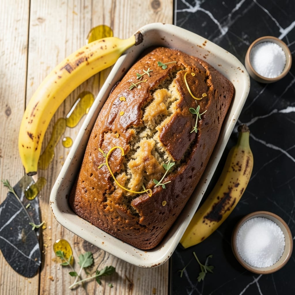 Banana Bread Recipe With Bread Flour: Ultra Moist and Bakery-Style Loaf Banana Bread Recipe With Bread Flour: Ultra Moist and Bakery-Style Loaf