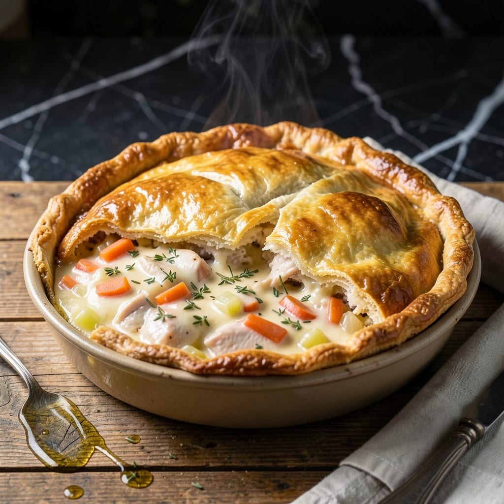 Pot Pie Recipe With Premade Crust: Savory Filling Under Golden Layers