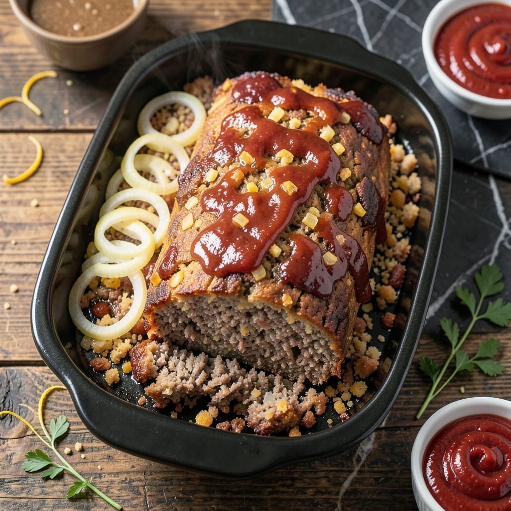 Meatloaf Recipe With Onion Soup Mix: Moist and Savory Family Favorite Meatloaf Recipe With Onion Soup Mix: Moist and Savory Family Favorite