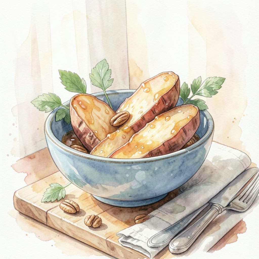 Best Candied Sweet Potatoes Recipe Ever From Scratch: Brown Sugar Glaze With Pecan Crunch