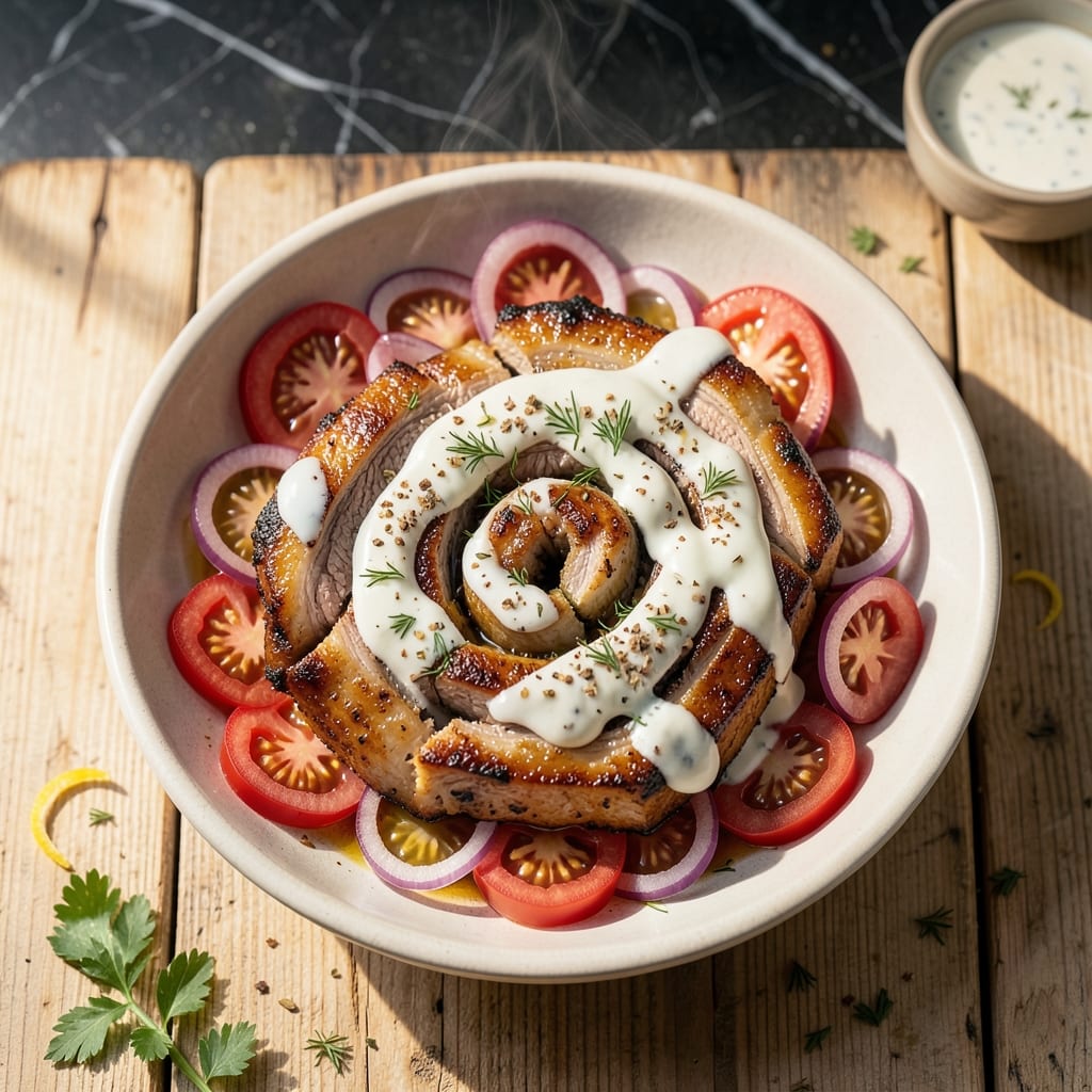 Pork Gyros Recipe Rotisserie: Mediterranean Street Food at Home