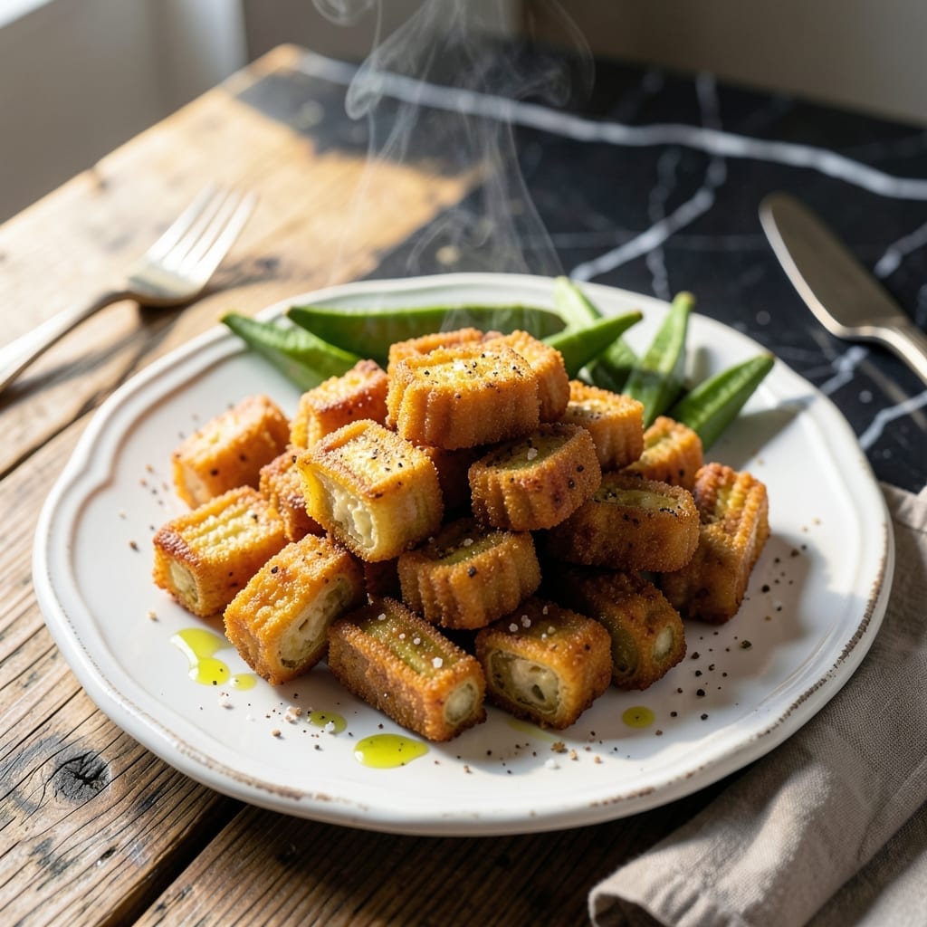 Fried Okra Recipe Without Cornmeal: Crispy Golden Pods With All-Purpose Flour
