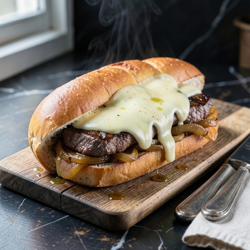 Philly Cheesesteak Recipe Authentic: Ribeye and Provolone With Caramelized Onions Philly Cheesesteak Recipe Authentic: Ribeye and Provolone With Caramelized Onions