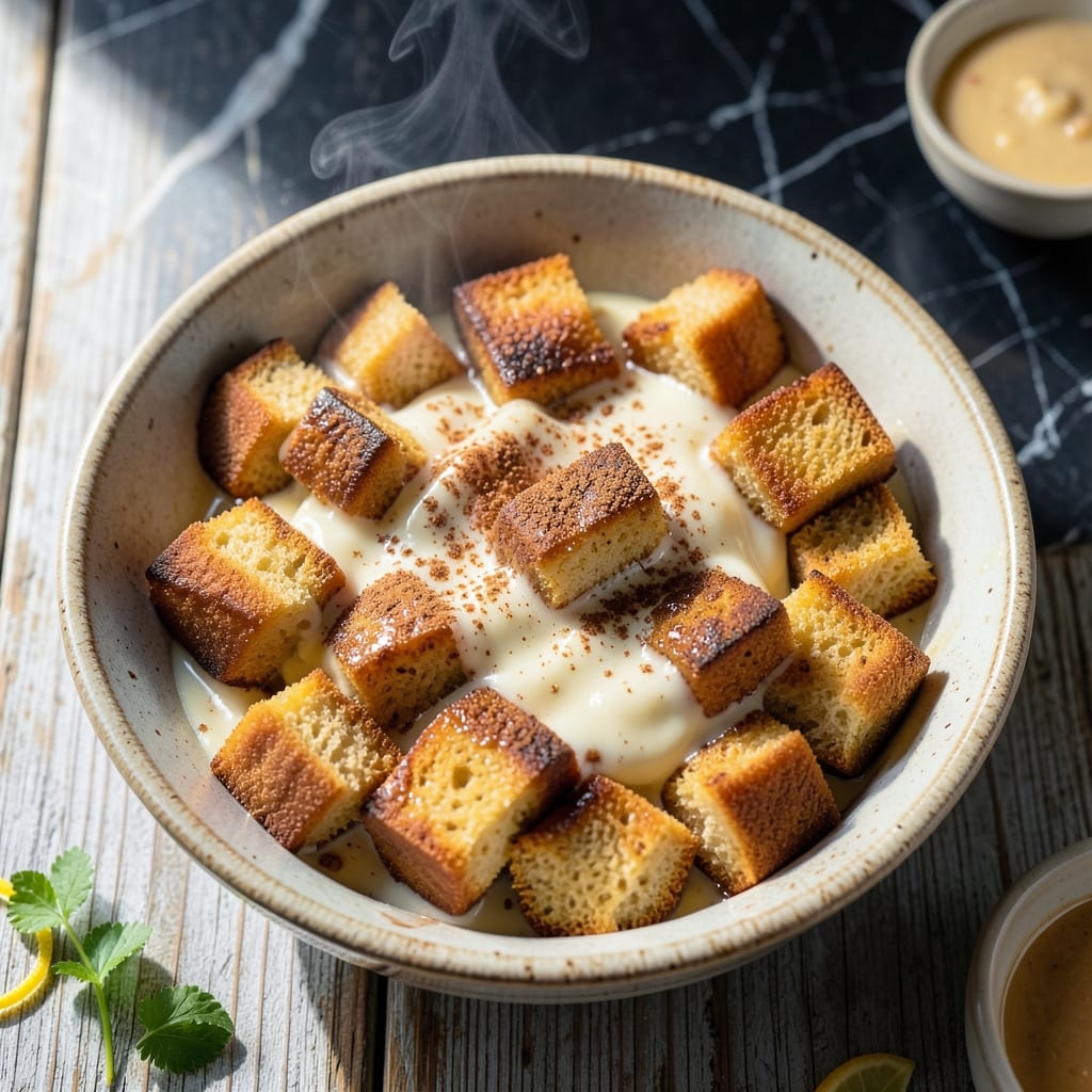 Pinoy Bread Pudding Recipe Without Flour: Rich Custard Soaked in Coconut Milk Pinoy Bread Pudding Recipe Without Flour: Rich Custard Soaked in Coconut Milk