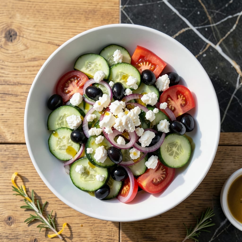 Greek Salad Recipe No Lettuce: Classic Mediterranean Crunch