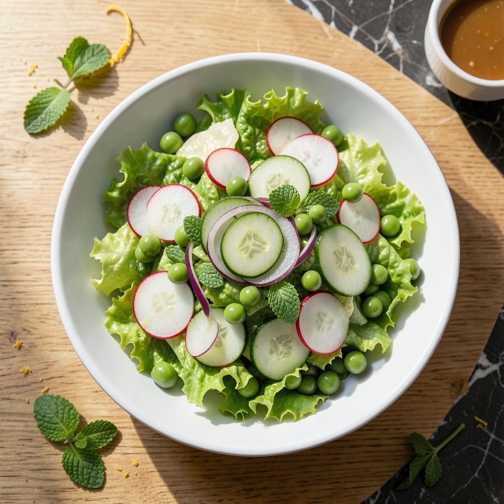 Pea Salad Recipe With Lettuce: Fresh Garden Crunch in Minutes