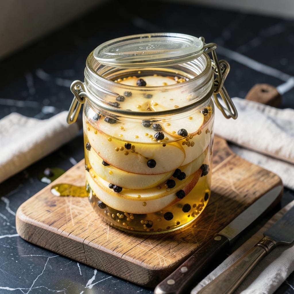 Pickled Apples Recipe UK: Tangy Crunch for British Ploughman's Pickled Apples Recipe UK: Tangy Crunch for British Ploughman's
