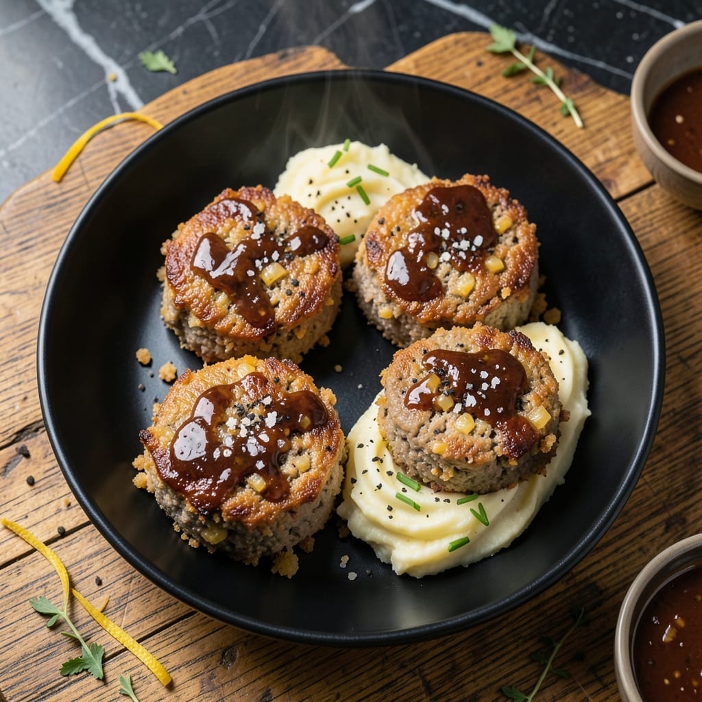 Recipe For Individual Meatloaves: Moist Centers With Caramelized Glaze