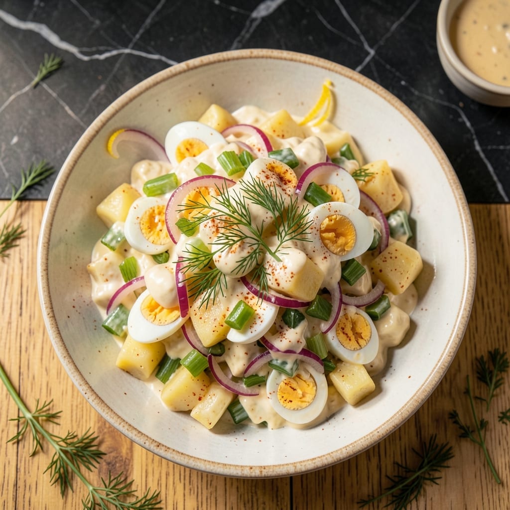 Potato Salad Recipe Natasha's Kitchen: Classic Creamy Side With Fresh Herbs Potato Salad Recipe Natasha's Kitchen: Classic Creamy Side With Fresh Herbs