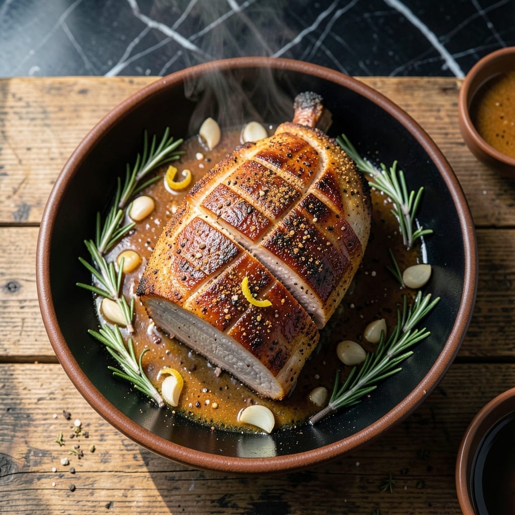 Rotisserie Pork Shoulder Recipe: Slow-Roasted Smoky Succulence