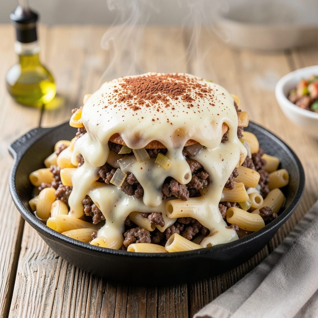 Cheeseburger Macaroni Recipe Velveeta: One-Pot Cheesy Beef Delight