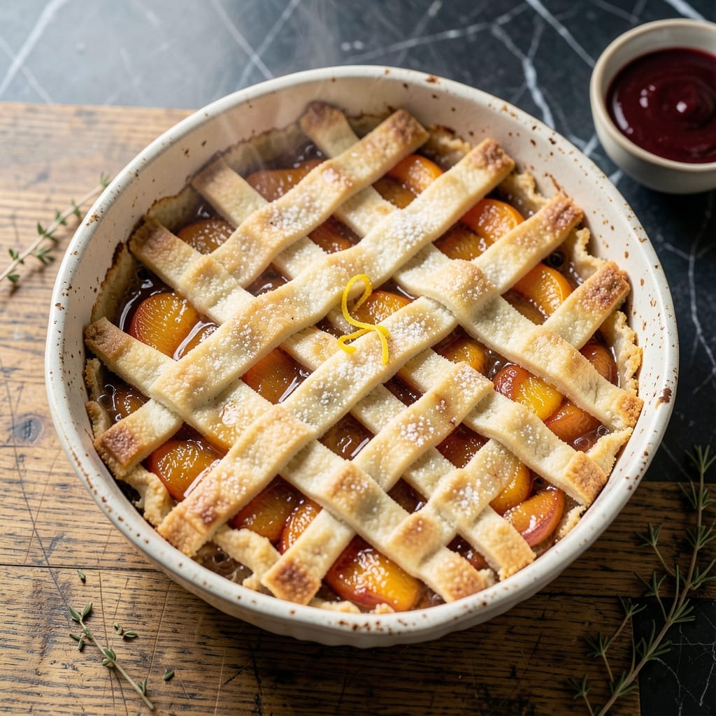 Peach Cobbler Recipe Using Canned Peaches and Pie Crust: Flaky Shortcut to Warm Spiced Peaches