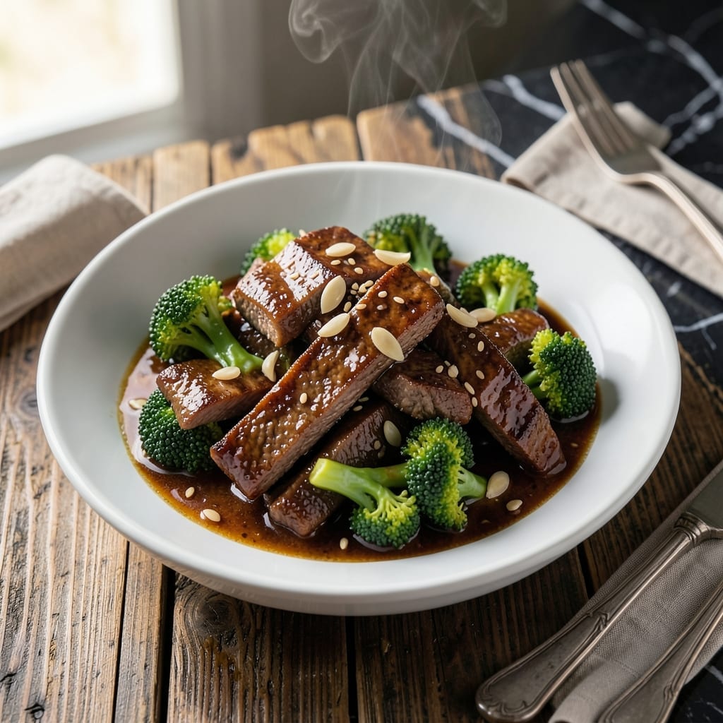 Recipe For Crock Pot Beef And Broccoli: Tender Strips in Garlic Soy Glaze Recipe For Crock Pot Beef And Broccoli: Tender Strips in Garlic Soy Glaze