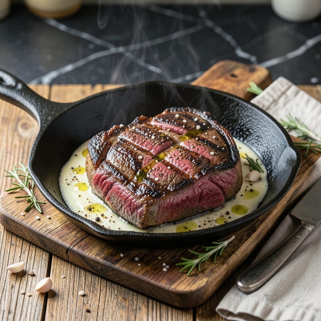 Cast Iron Rib Eye Steak Recipe: Searing to Juicy Medium-Rare Cast Iron Rib Eye Steak Recipe: Searing to Juicy Medium-Rare