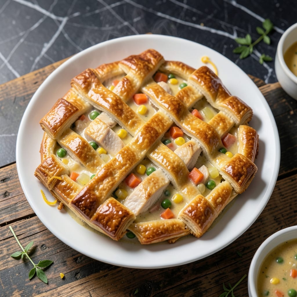 Chicken Pot Pie Recipe Using Cream Of Chicken Soup:Grandma's Shortcut to Golden Crust