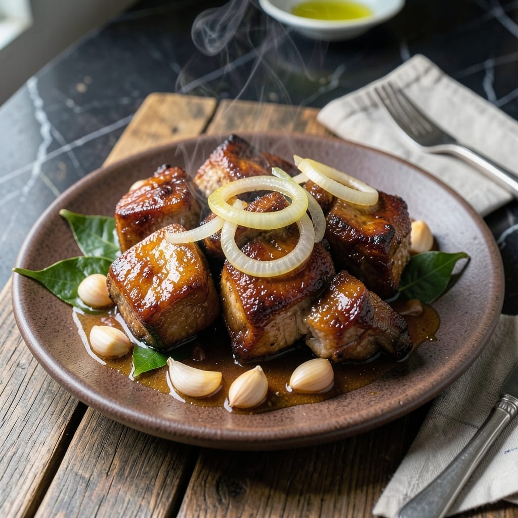 Pork Lomo Recipe Filipino Style: Sweet and Garlicky Braised Pork