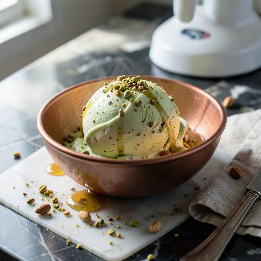 Pistachio Ice Cream Recipe Kitchenaid: Creamy Nutty Indulgence With No Churn Pistachio Ice Cream Recipe Kitchenaid: Creamy Nutty Indulgence With No Churn