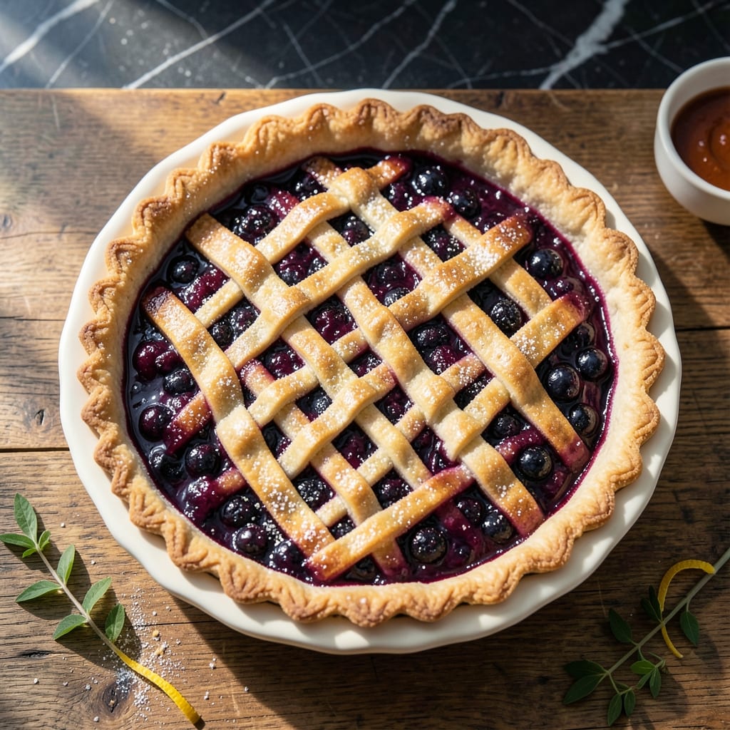 Blueberry Pie Recipe With Canned Filling: Flaky Crust With Easy Fruit Base