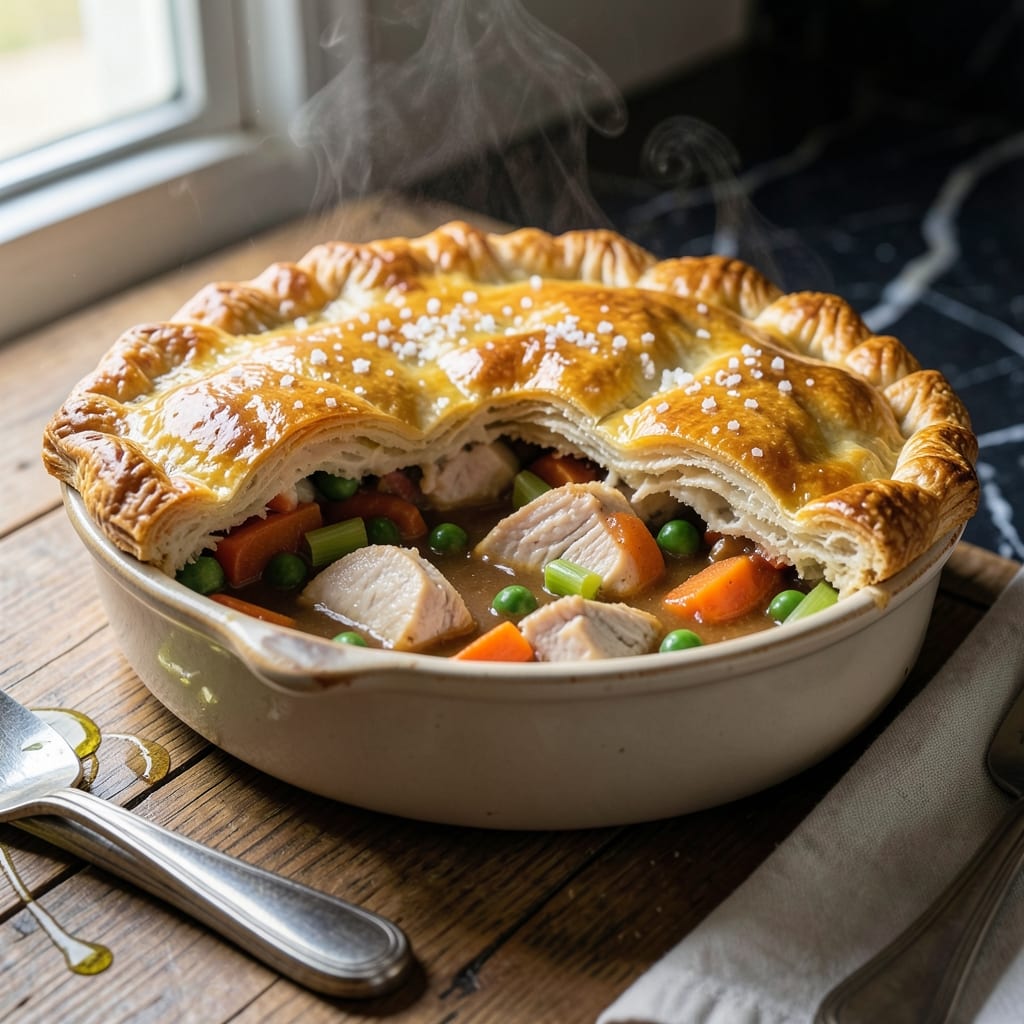 Pot Pie Recipe Using Puff Pastry: Golden Crust With Savory Filling Pot Pie Recipe Using Puff Pastry: Golden Crust With Savory Filling