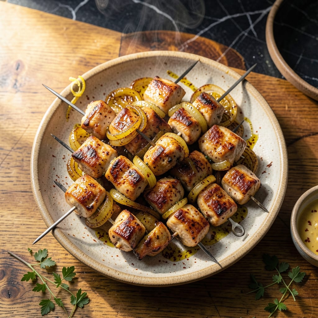 Joojeh Kabob Recipe Oven: Persian-Style Tender Chicken Skewers Joojeh Kabob Recipe Oven: Persian-Style Tender Chicken Skewers