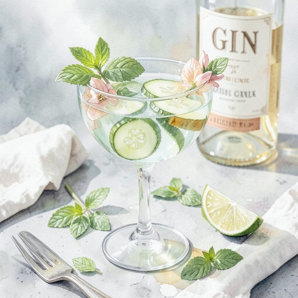 Recipe for Cucumber Martini: Refreshing Herb-Infused Elegance