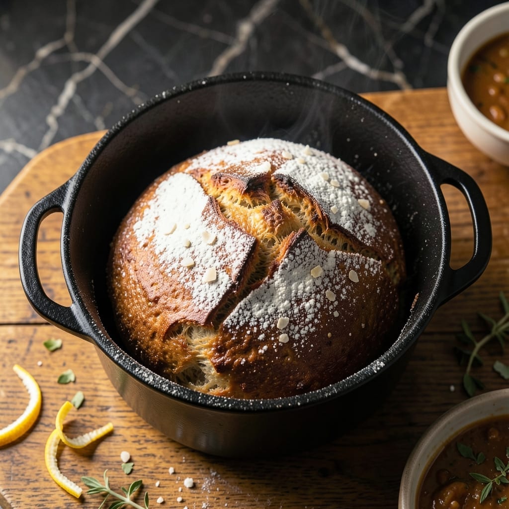 Pot Bread Recipe Cast Iron Pot: Rustic Crust With Dutch Oven Magic
