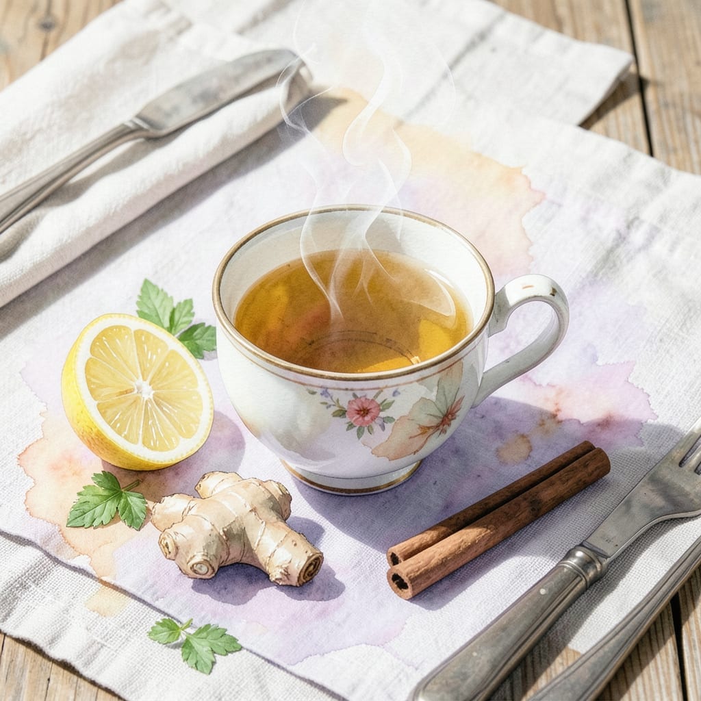 Lemon Ginger Cinnamon Tea Recipe for Weight Loss: Metabolism-Boosting Morning Brew