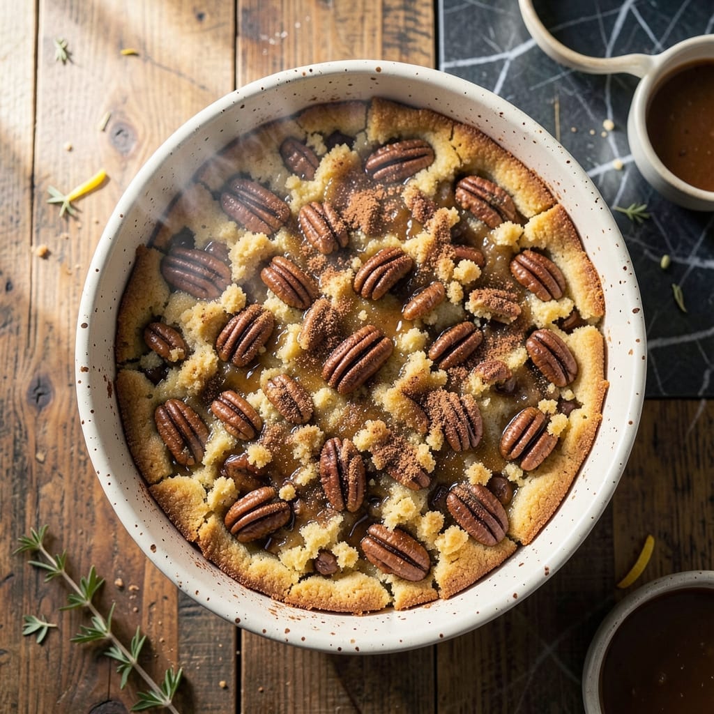 Pecan Cobbler Recipe With Cake Mix: Gooey Pecan Filling Under Fluffy Cake Pecan Cobbler Recipe With Cake Mix: Gooey Pecan Filling Under Fluffy Cake
