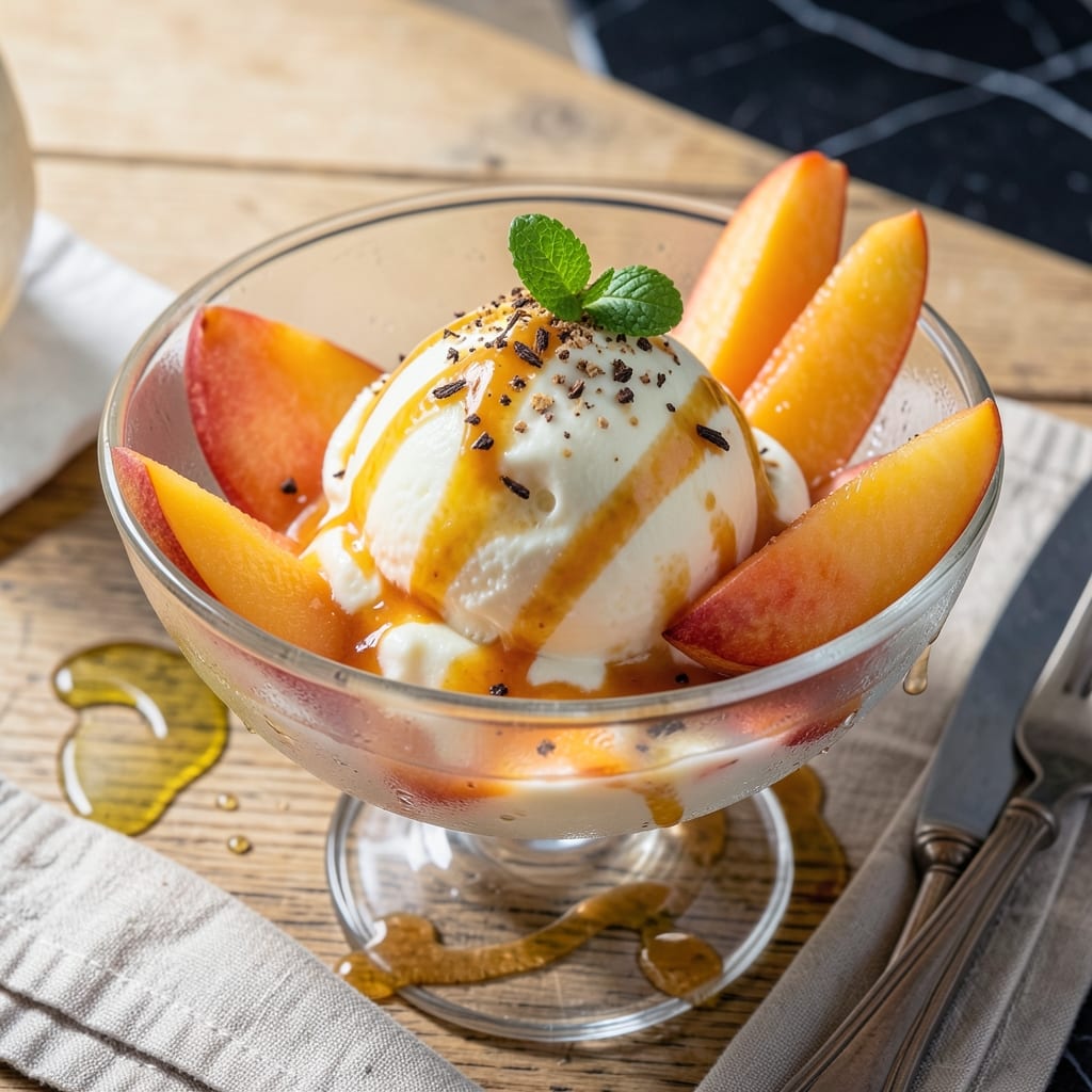Peach Ice Cream Recipe Alton Brown: Science-Meets-Sweet Creamy Bliss