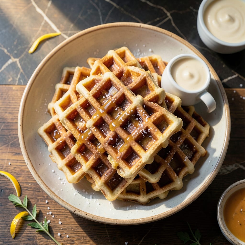 Easy Waffle Recipe Without Baking Powder: Fluffy Stacks Using Pantry Staples