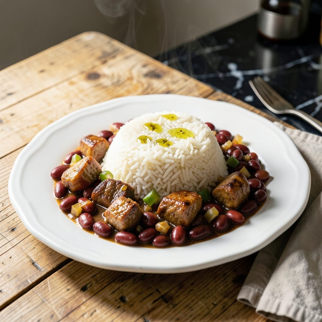 La Bandera Recipe Dominican Republic: Classic Rice Beans and Meat Trio La Bandera Recipe Dominican Republic: Classic Rice Beans and Meat Trio