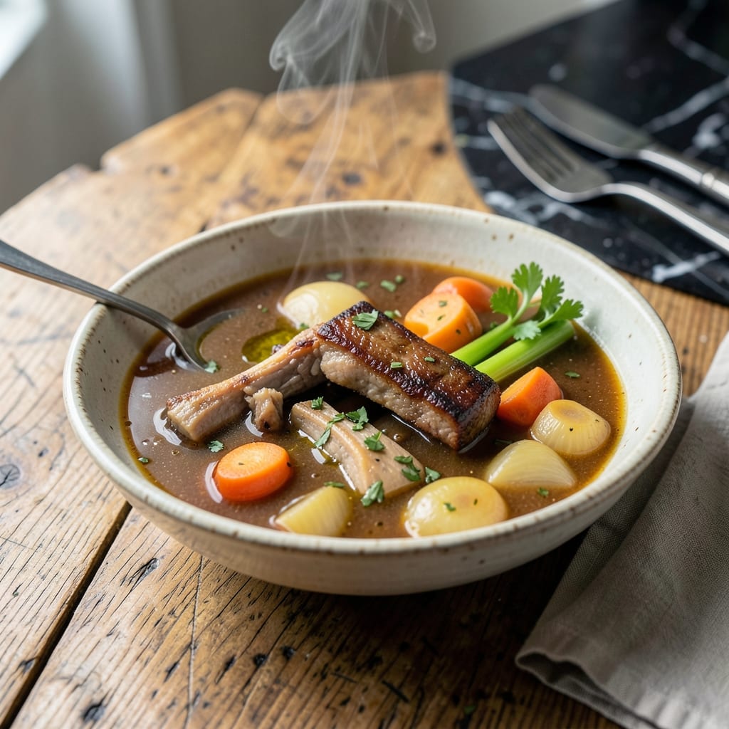 Pork Bone Broth Recipe Slow Cooker: Rich Collagen-Infused Elixir in Hours Pork Bone Broth Recipe Slow Cooker: Rich Collagen-Infused Elixir in Hours