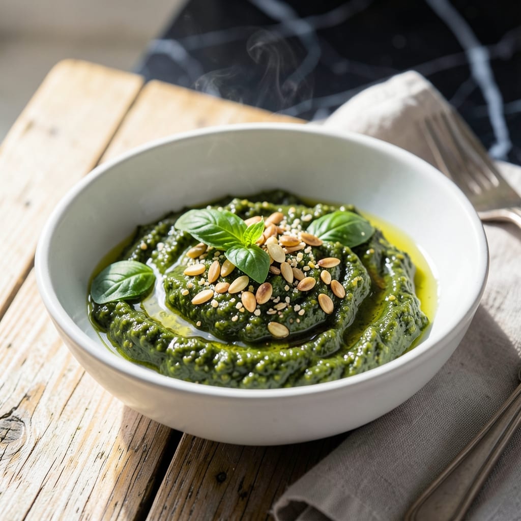 Pesto Recipe Vegan No Nuts: Basil-Packed Freshness Without Compromise