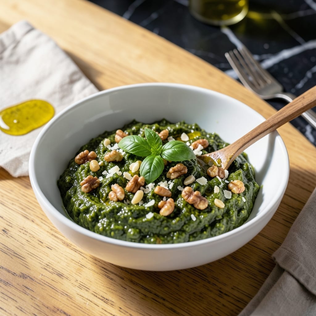 Pesto Recipe No Pine Nuts: Walnut Basil Blend with Rich Depth